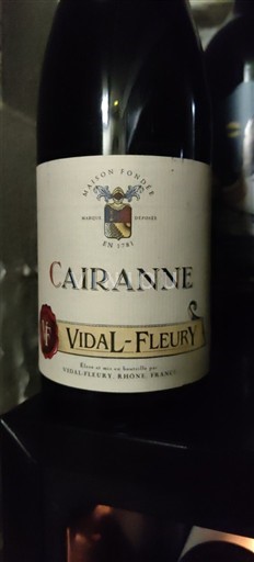 Rhônedalen Cairanne Vidal-Fleury 2015