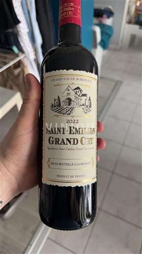 Bordeaux Saint-Émilion Grand Cru Union producteurs saint Emilion 2022