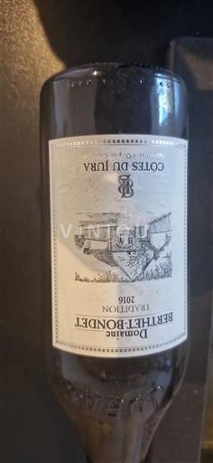 Jura Côtes-du-jura Domaine Berthet-Bondet Tradition 2016