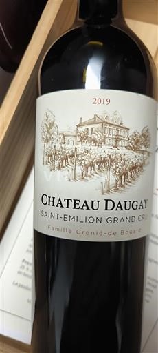 Bordeaux Saint-Émilion Grand Cru Grand Cru Château Daugay 2019