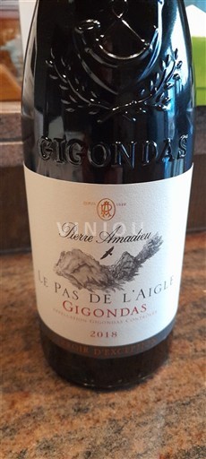 Rhône-dalen Gigondas Pierre Amadieu Le Pas de l'Aigle 2018