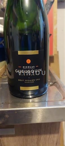 Vinos Espumosos Blanc brut Brut Premier Cru Tradition Nicolas Gueusquin Non millésimé Francia Champaña No especificado AOC Premier Cru