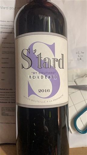 Burdeos Bordeaux Squtard S'tard 2016