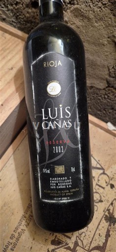 La Rioja Rioja Luis Cañas Reserva 2003