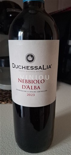 Vine Rouge sec Duchessalia 2023 Italien Piemonte Nebbiolo d'Alba DOC