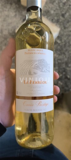 Víno Blanc sec Cuvée Prestige Le Perréou Non millésimé Francie Bordeaux Premières-côtes-de-bordeaux AOC