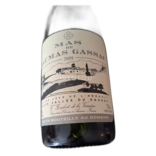 Wines Blanc sec Mas Daumas Gassac 2008 France Languedoc Vin de France