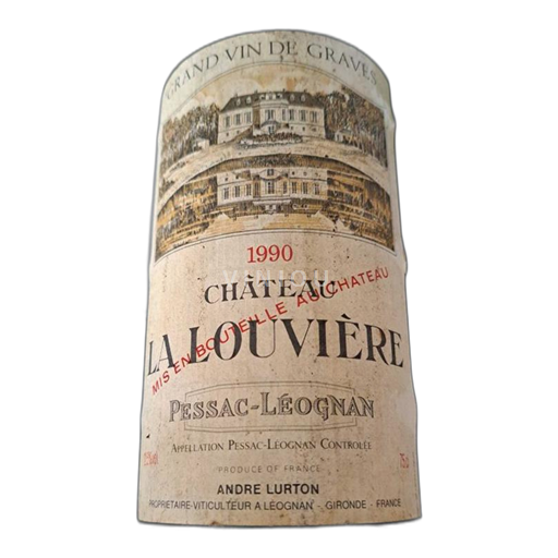 Bordeaux Pessac-Léognan Château La Louvière 1990