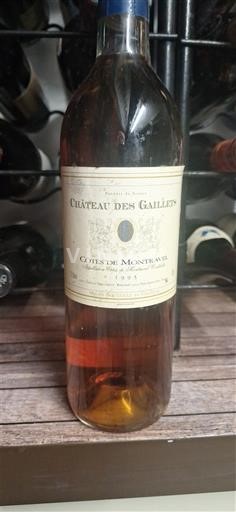 Tây Nam Côtes-de-montravel Château S Gaillets 1995