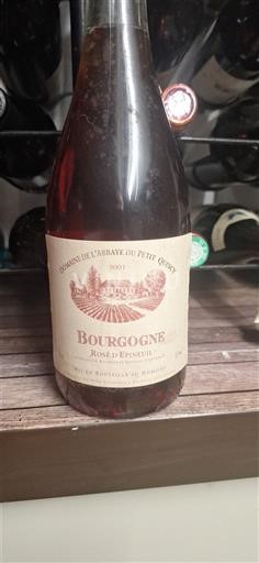 Bourgogne Bourgogne Epineuil Domaine L'Abbaye du Petit Quincy Rosé d'Épineuil 2001