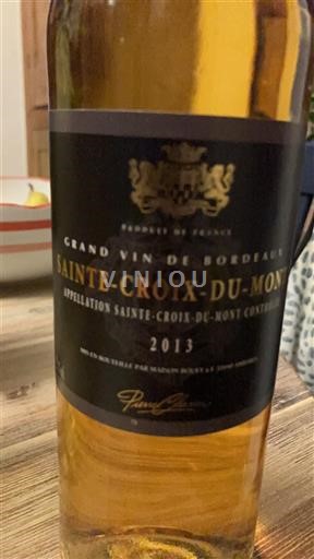 Burdeos Sainte-Croix-Du-Mont Maisin bouey 2013