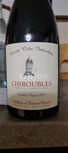 Beaujolais Chiroubles Nathalie et Bernard Renaud Côte Interdite 2023