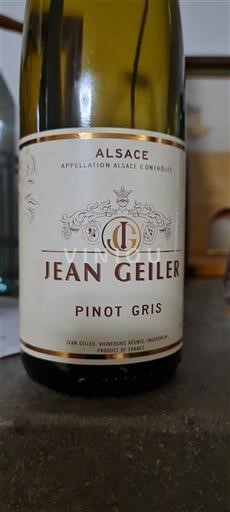 Alsace Jean Geiler Pinot Gris Non-Vintage
