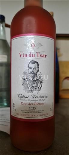 Aquitaine và Charentes Charentais Chérac-Perricard Rosé des Pierres 2023