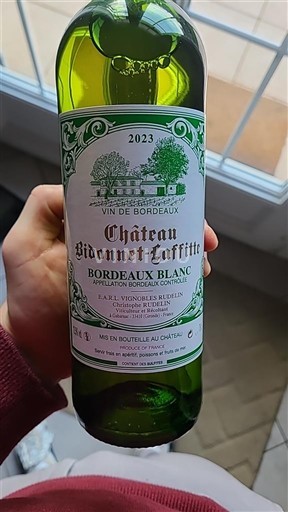 Bordeaux Bordeaux blanc Château Bidonnet-Laffitte 2023