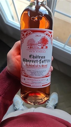 Burdeos Bordeaux rosado Château Bidonnet-Laffitte 2023