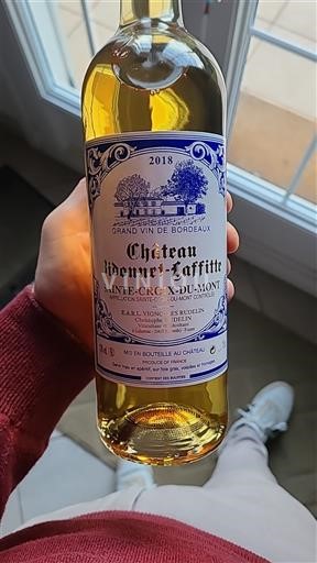 Burdeos Sainte-Croix-Du-Mont Château Bidonnet-Laffitte 2018