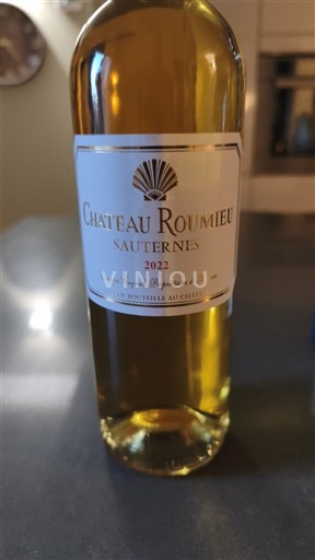 Bordeaux Sauternes Château Roumieu 2022