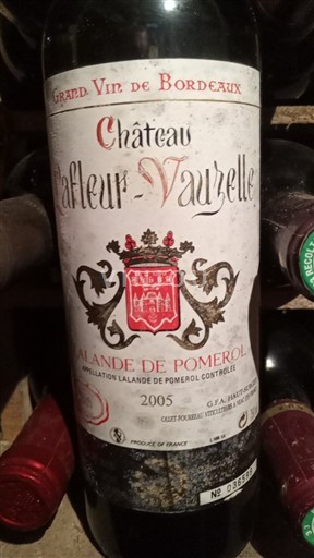 Vine Rouge sec Château Lafleur-Vauzelle 2005 Frankrig Bordeaux Lalande-de-Pomerol AOC