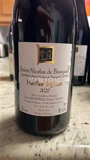 Loire-dalen Saint-Nicolas-De-Bourgueil Scea Godetroy Jéréme Vieilles Vignes 2022