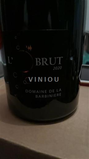 Šumivá vína Blanc brut L’O Brut Domaine La Barbinière 2020 Francie Údolí Loiry Fiefs Vendéens AOC