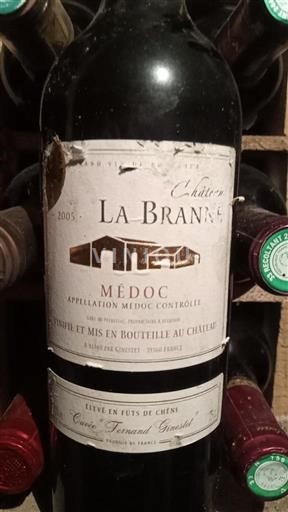 Bordeaux Médoc Château La Branne Fernand Guinot 2005
