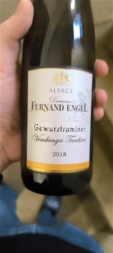 Alsace Vendanges Tardives Domaine Fernand Engel Gewurztraminer Vendanges Tardives 2018