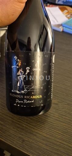 Rượu vang Rouge sec Blondus Ricardus Pierre Richard 2020 Pháp Languedoc và Roussillon Vùng đất Oc IGP