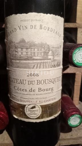 Burdeos Côtes-de-bourg Château Bousquet 2008