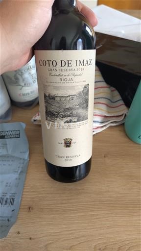 La Rioja Rioja Coto de Imaz Gran Reserva 2018