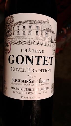 Bordeaux Puisseguin-saint-émilion Château Gontet Tradition 2024