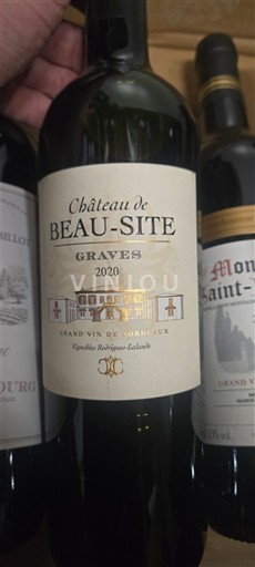 Burdeos Graves Château Beau-Site 2020