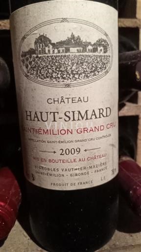 Burdeos Saint-Émilion Gran Cru Grand Cru Château Haut-Simard 2009