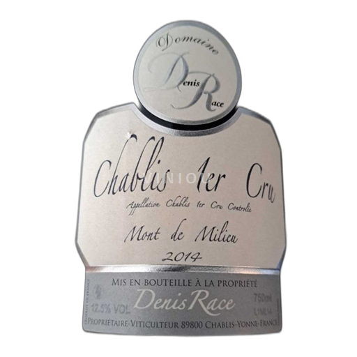Bourgondië Chablis Premier Cru Premier Cru Denis Race Mont de milieu 2014