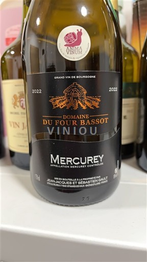 Viner Rouge sec Domaine Four Bassot 2022 Frankrike Bourgogne Mercurey AOC