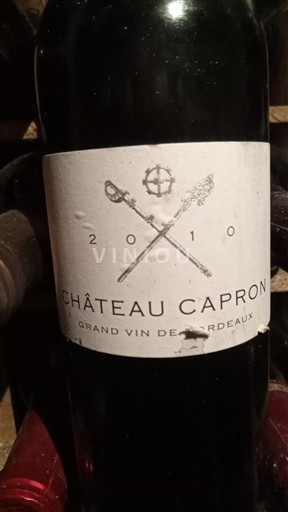 Burdeos Bordeaux Château Capron 2010