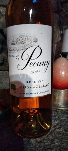 Vina Blanc liquoreux Réserve Domaine Pecany 2021 Francija Jugozahod Monbazillac AOC