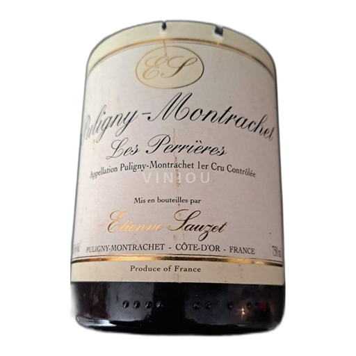 Viner Blanc sec Les perrieres Etienne Sauzet 1998 Frankrike Bourgogne Puligny-montrachet AOC Premier Cru