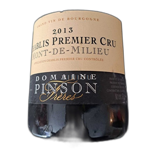 Bourgondië Chablis Premier Cru Premier Cru Domaine Pinson Frères Mont de milieu 2013