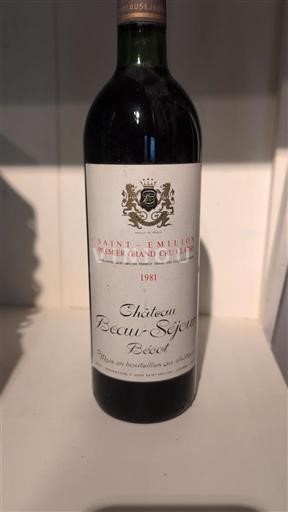 Burdeos Saint-Émilion Premier Grand Cru Classé Château Beau-Séjour Bécot 1981