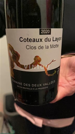 Dolina Loare Coteaux-du-Layon Domaine S Deux Vallées Clos de la Motte 2020