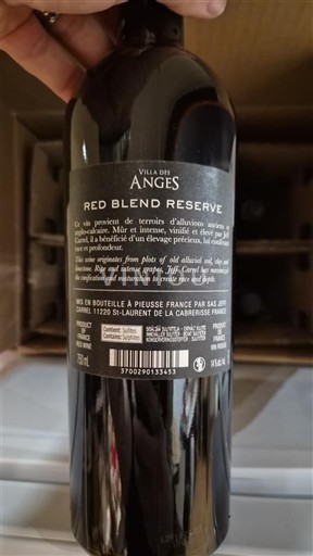 Languedoc Villa des Anges Red Blend Reserve Icke årgångsbetecknad