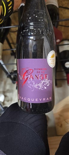 Rhônedalen Vacqueyras Domaine La Ganse Icke årgångsbetecknad