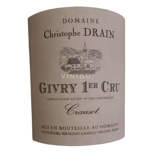 Bourgondië Givry Domaine Christophe Drain Crausot 2022