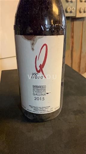 Piemonte Barbaresco Ugo Lequio Gallina 2015