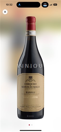 Piemont Barolo Cordero di Montezemolo Monfalletto 2021
