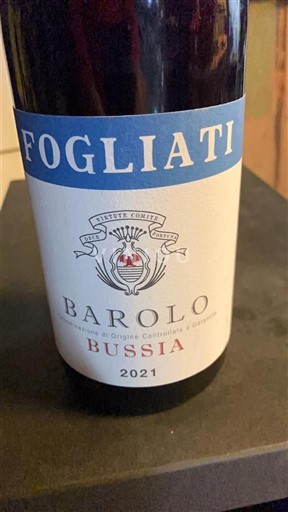 Piémont Barolo Fogliati Bussia 2021
