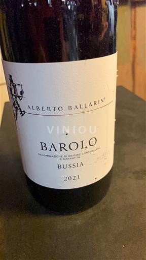 Piémont Barolo Alberto Ballarin Bussia 2021