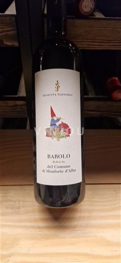 Piedmont Wines Barolo Josetta Saffirio del Comune di Monforte d'Alba 2020