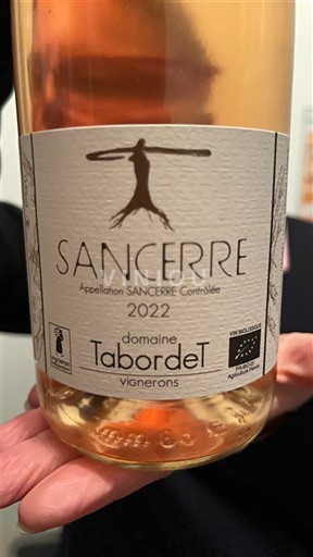 Vinhos Rosé sec Domaine Tabordet 2022 França Vale do Loire Sancerre AOC